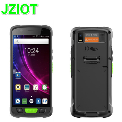 JZIOT V9000P 5.5 pollici Android portatile 9.0 UHF HF LF RFID Reader 1D 2D Barcode Scanner PDA