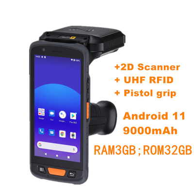 Android 11 Warehouse Logistic Portable 4G WIFI GSM 1D 2D PDA portatile Scanner di codici a barre