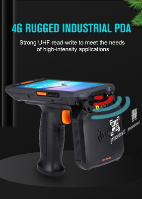 PDA scanner UHF portatile PDA android UHF per magazzino logistico con scanner a codici a barre RFID pda UHF