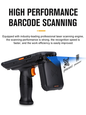 Scanner RFID portatile a lungo raggio Android PDA portatile UHF con wifi 4G Inventario wireless uhf lettore RFID PDA portatile
