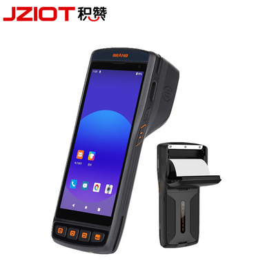 4G LTE IP65 PDA Terminal 3+32GB 5.5 Inch Android 11 Handheld Barcode Scanner PDA di raccolta dati robusta con stampante in magazzino